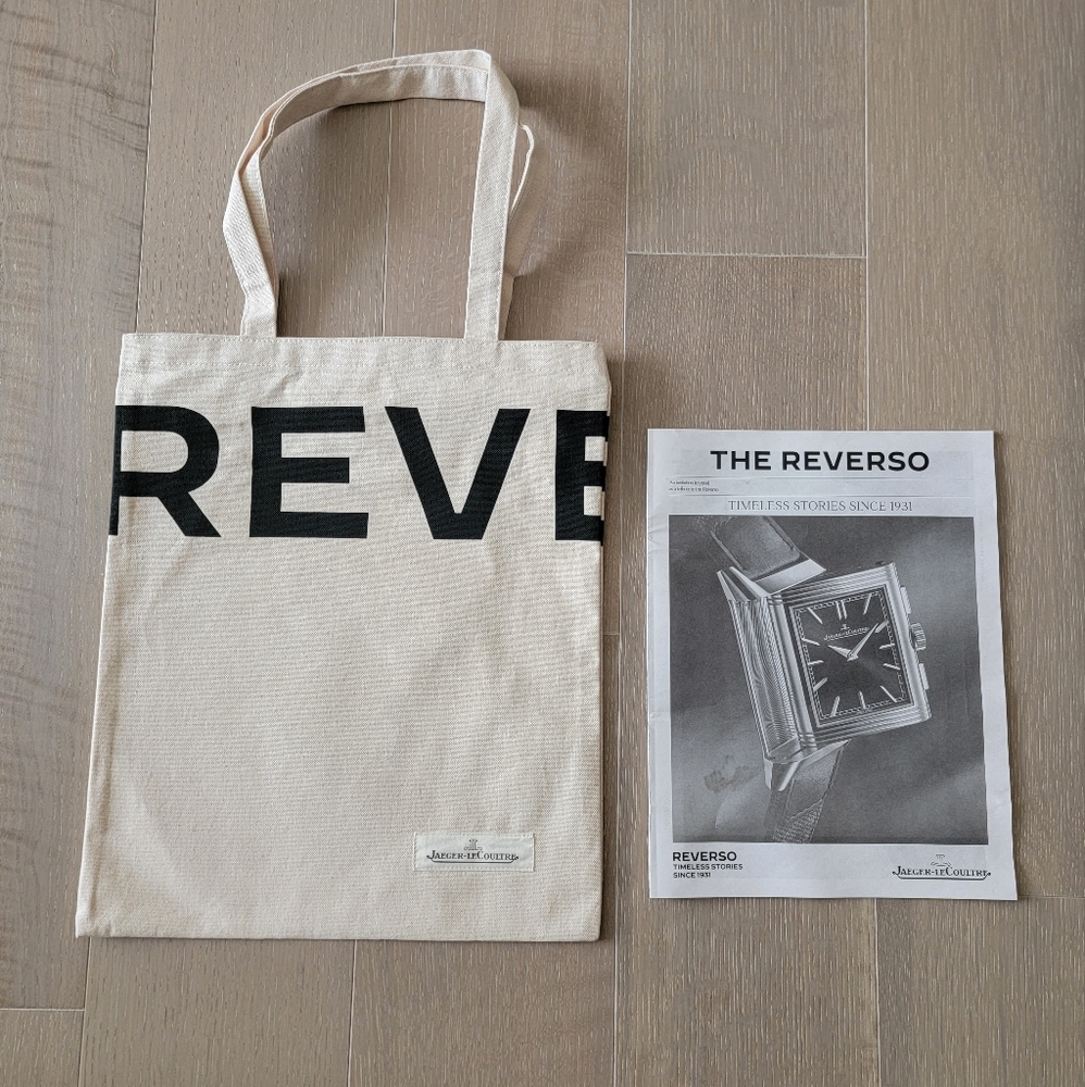 NEW Jaeger-LeCoultre Reverso Ltd Edt Tote Bag